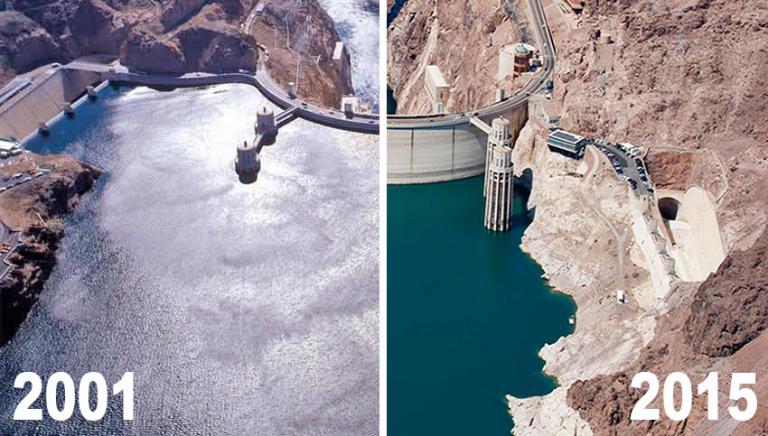 Lake Mead Before and After